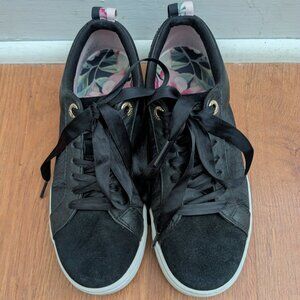 Ted Baker Kulei Black Leather Sneakers (Size 5)